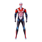 Spider - Man 2099 Miguel O'Hara Cosplay Bodysuit - Premium V2/V3 Men’s Costume Jumpsuit for Fans & Events - Coscosmos